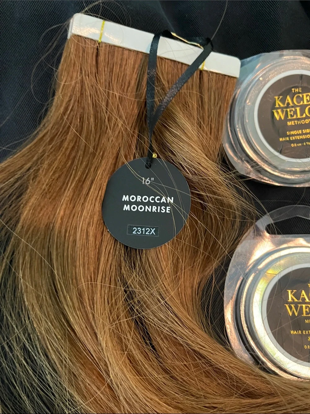 Moroccan Moonrise Invisible Tape Hair Extensions - Rich Warm Brown